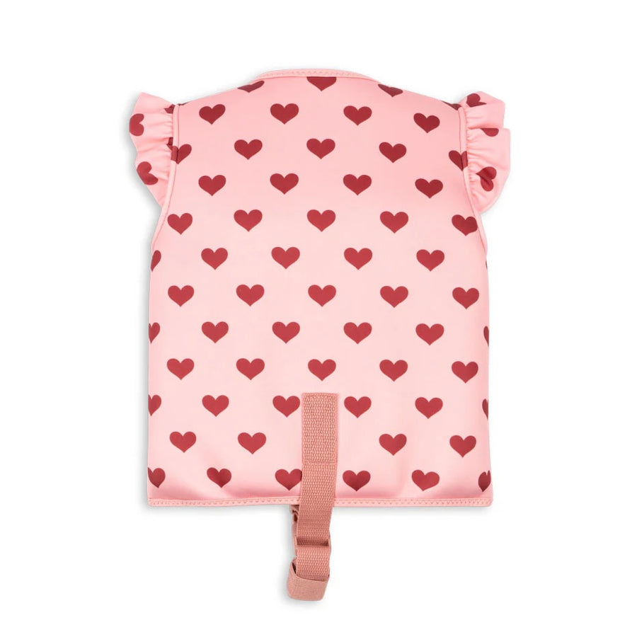 Konges Sløjd Avery Swim Vest Amour Pink – kids float vest for safe and stylish swimming, available at 1Love 2Hugs 3Kisses Ibiza.