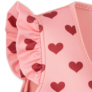 Konges Sløjd Avery Swim Vest Amour Pink – kids float vest for safe and stylish swimming, available at 1Love 2Hugs 3Kisses Ibiza.