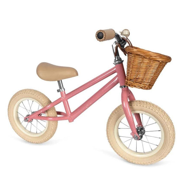 Konges Sløjd Balance Bicycle Glitter - Sparkling Rose at 1love2hugs3kisses ibiza