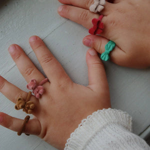 Konges Slojd Bonnie Ring Set Misty Rose – kids jewelry set from 1Love 2Hugs 3Kisses Ibiza