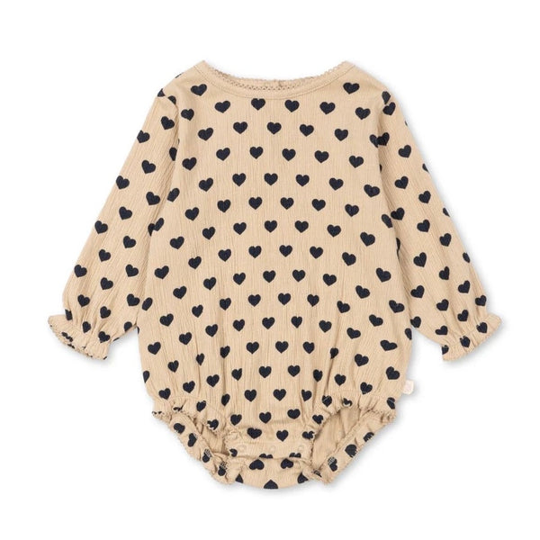 Konges Slojd Chleo Romper Coeur Eclipse - Baby Romper from 1love2hugs3kisses Ibiza 