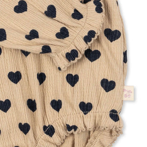 Konges Slojd Chleo Romper Coeur Eclipse - Baby Romper from 1love2hugs3kisses Ibiza 