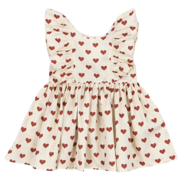 Konges Sløjd Cianna Bow Dress - Amour Rouge Available at 1love2hugs3kisses Ibiza
