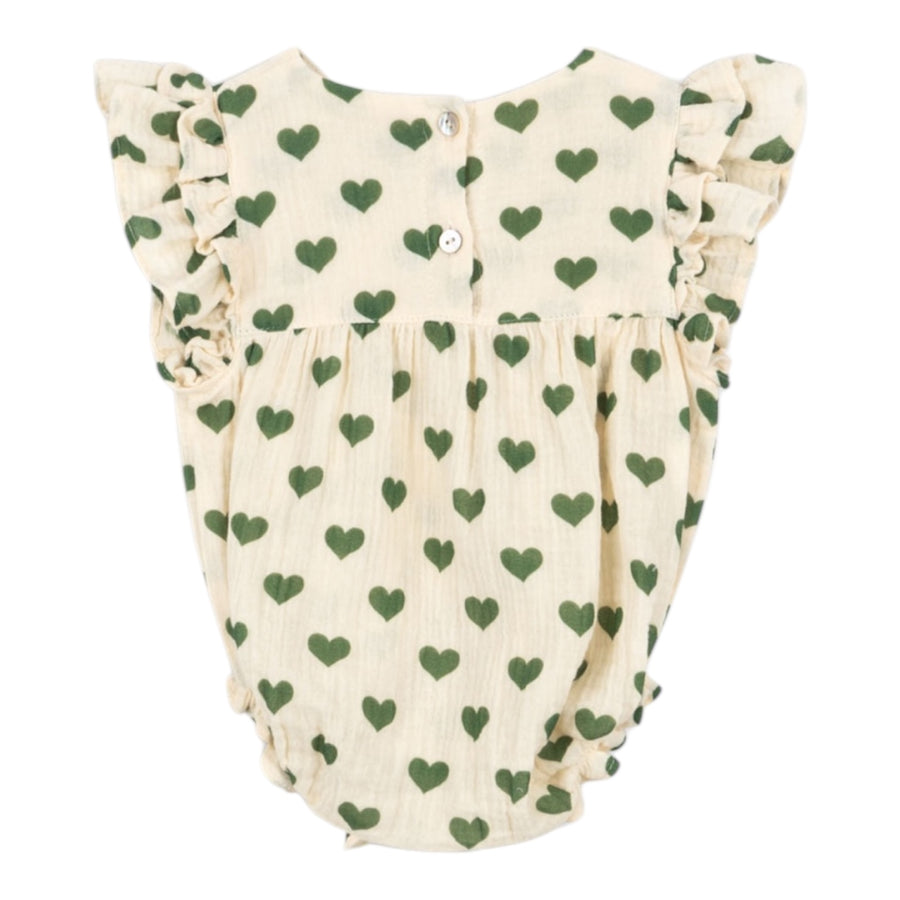 Konges Sløjd Coco Romper - Amour Verde Available at 1love2hugs3kisses Ibiza