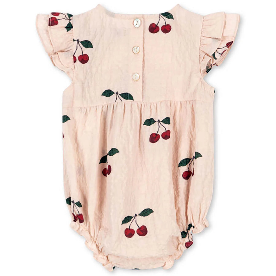 Konges Slojd Elin Romper Ma Grande Cerise Pink – organic baby romper from 1Love 2Hugs 3Kisses Ibiza