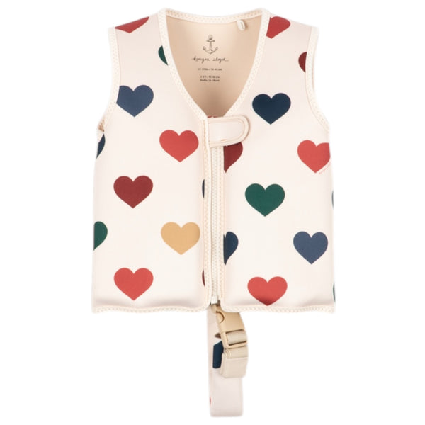 Konges Sløjd Ellis Swim Vest - Bon Coeur Coloré Available at 1love2hugs3kisses Ibiza