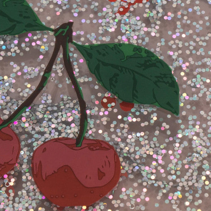 Konges Sløjd Glitter Lunch Box - Cherry Blush Available at 1love2hugs3kisses Ibiza