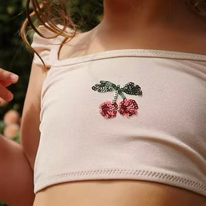 Konges Sløjd Jade Bikini Evening Sand – stylish girls bikini with frill details, available at 1Love 2Hugs 3Kisses Ibiza.