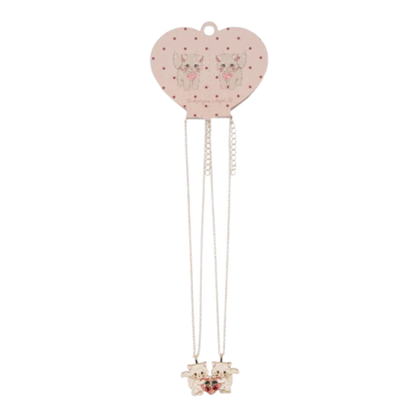 Konges Sløjd Kitty Friendship Necklace - Gold Available at 1love2hugs3kisses Ibiza