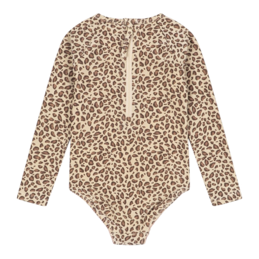 Konges Sløjd Kitty Long Sleeve Swimsuit – Leo Available at 1love2hugs3kisses Ibiza