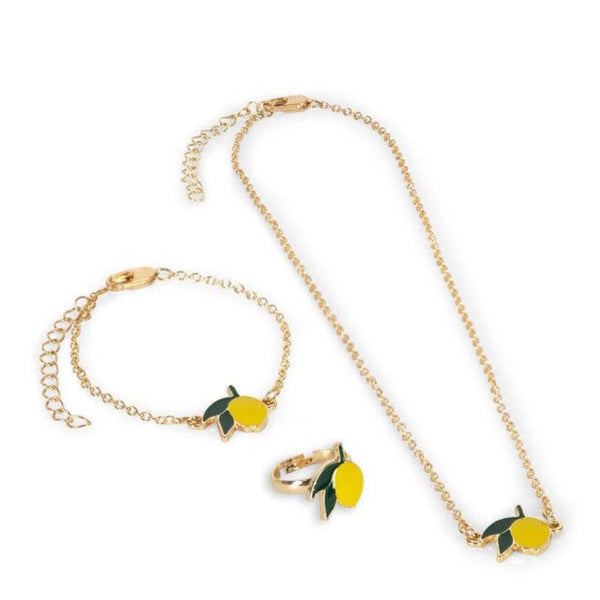Konges Sløjd Lemon Jewelry Set Gold available at 1Love2Hugs3Kisses ibiza 