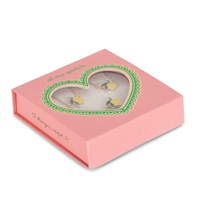 Konges Sløjd Lemon Jewelry Set Gold available at 1Love2Hugs3Kisses ibiza 