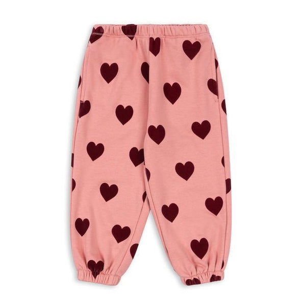 Konges Sløjd Lou Sweat Pants - Pink Coeur available at 1love2hugs3kisses ibiza