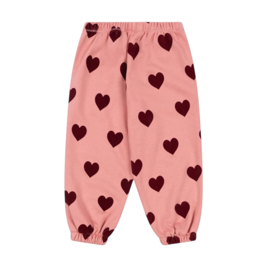 Konges Sløjd Lou Sweat Pants - Pink Coeur available at 1love2hugs3kisses ibiza