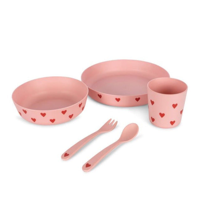 Konges Sløjd Pla Dinner Set - Mon Grand Amour at 1Love2Hugs3Kisses ibiza 