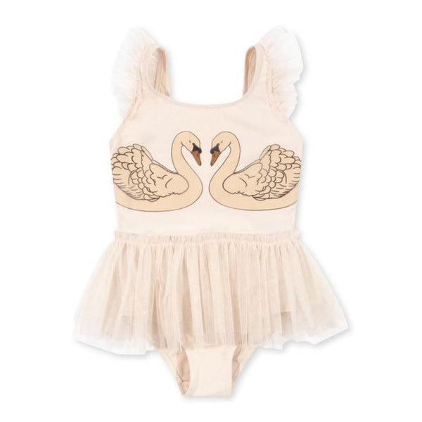 Konges Sløjd Strut Swimsuit - Swan Brasilian Sand available at 1Love2Hugs3Kisses ibiza 
