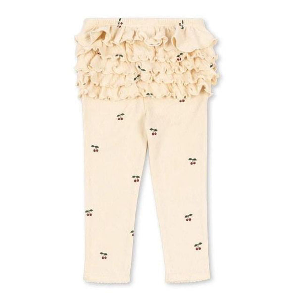Konges Sløjd Sui Frill Pants - Cherry available at 1love2hugs3kisses ibiza