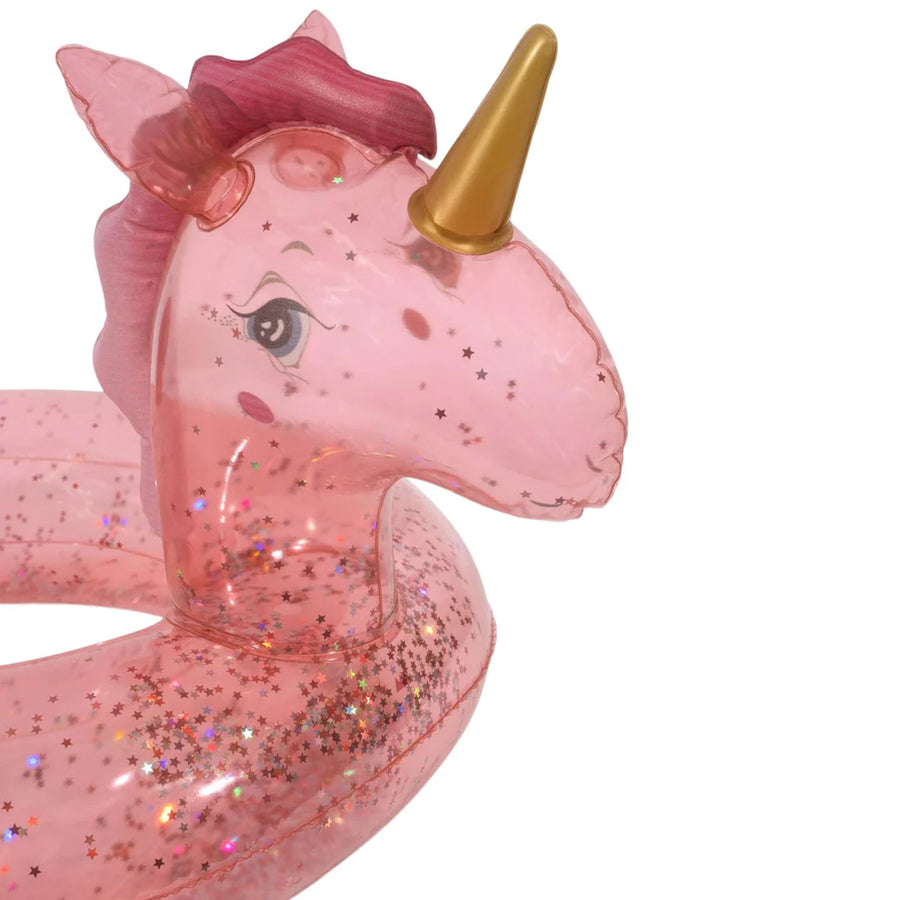 Konges Sløjd Swim Ring Horn Stars - Pink available at 1love2hugs3kisses ibiza