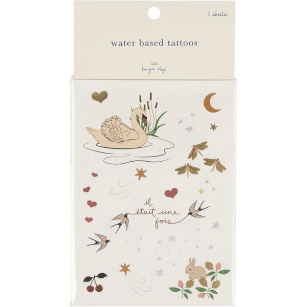 Konges Sløjd Tattoos - Swan available at 1Love2Hugs3Kisses ibiza 