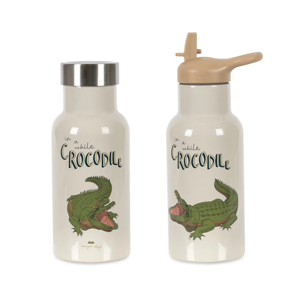 Konges Sløjd Thermo Bottle - Crocodile at 1Love2Hugs3Kisses ibiza 