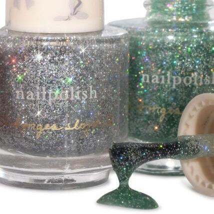 Konges Sløjd Twinkle Nail Polish - Silver com 1love2hugs3kisses Ibiza