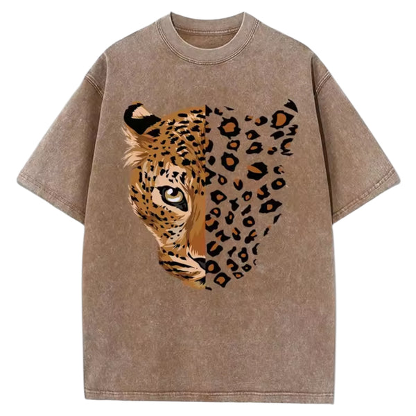 Leopard Love Womens Tee – Brown available at 1love2hugs3kisses ibiza