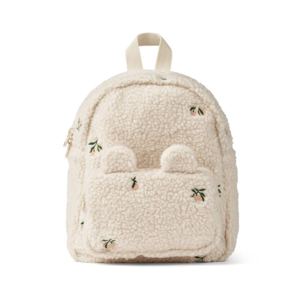 Liewood Allan Pile Embroidey Backpack Peach  and Sandy from 1love2hugs3kisses ibiza