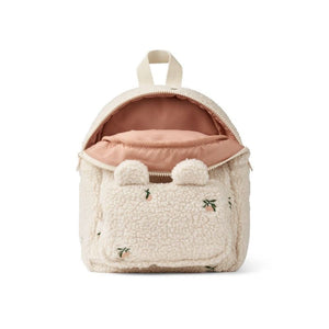 Liewood Allan Pile Embroidey Backpack Peach  and Sandy from 1love2hugs3kisses ibiza