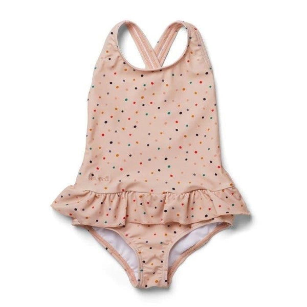 Liewood Amara swimsuit Confetti Pale Tuscany Mix from 1love2hugs3kisses ibiza