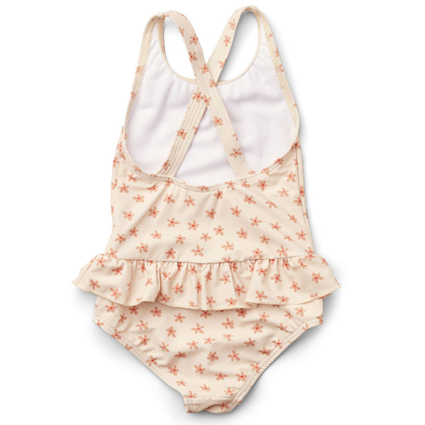 Liewood Amara Swimsuit Floral - Sea Shell Mix available at 1love2hugs3kisses ibiza