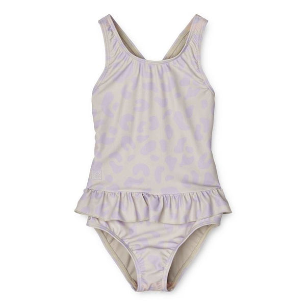 Liewood Amara Swimsuit Leo / Misty lilac available at 1love2hugs3kisses ibiza