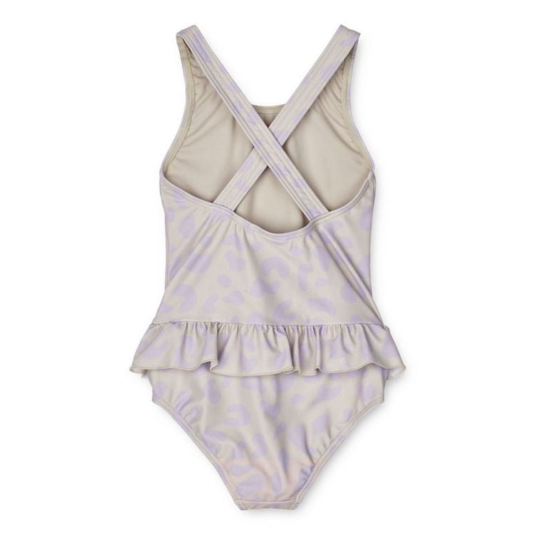 Liewood Amara Swimsuit Leo / Misty lilac available at 1love2hugs3kisses ibiza