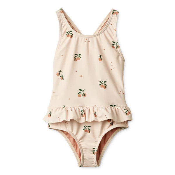 Liewood Amara Swimsuit Peach and Sea Shell from 1love2hugs3kisses ibiza