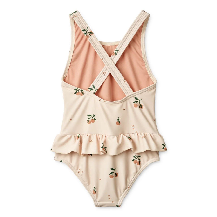 Liewood Amara Swimsuit Peach and Sea Shell from 1love2hugs3kisses ibiza