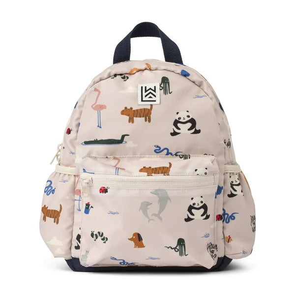 Liewood Andreas kids backpack around the world sandy animal print from 1love2hugs3kisses ibiza
