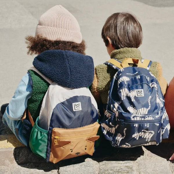 Liewood Andreas Bear Backpack Classic Navy Multi Mix from 1love2hugs3kisses ibiza