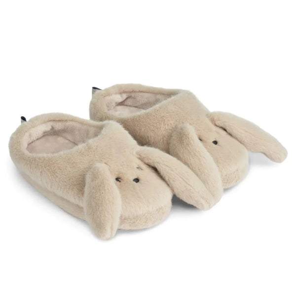 Liewood Aviaja Plush Rabbit Slippers - Mist from 1love2ugs3kisses ibiza