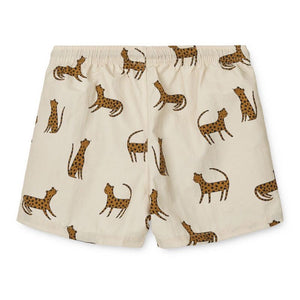 Liewood Duke Board Shorts Leopard and Sandy from 1love2hugs3kisses ibiza