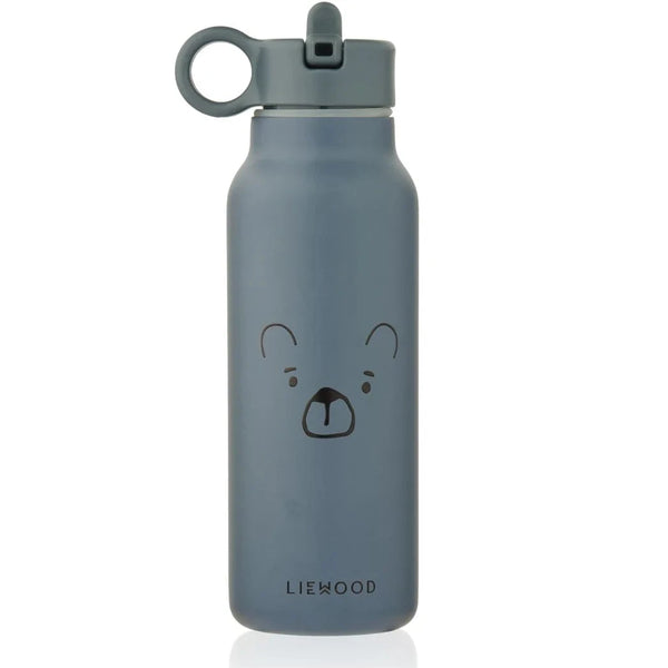 Liewood Falk Water Bottle Mr Bear - Whale Blue from 1love2hugs3kisses ibiza