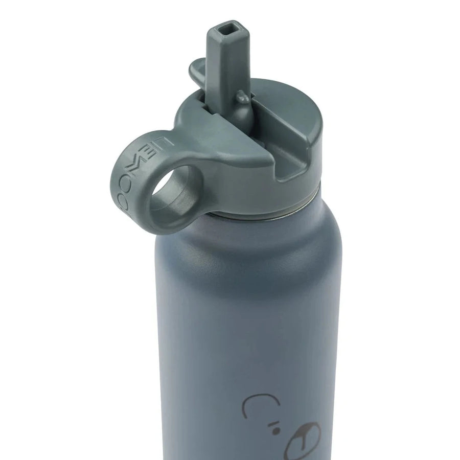 Liewood Falk Water Bottle Mr Bear - Whale Blue from 1love2hugs3kisses ibiza