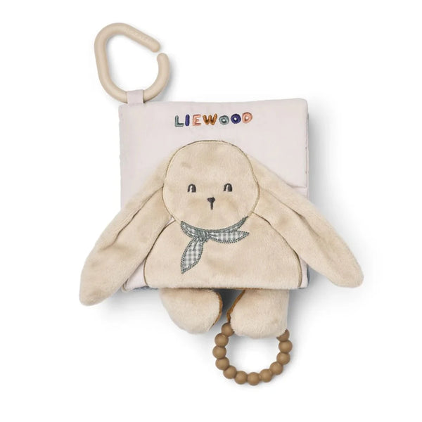 Liewood Fey Soft Book Rabbit - Sandy Multi Mix From 1love2hugs3kisses ibiza