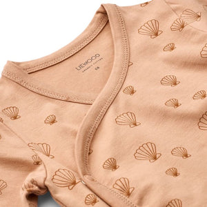 Liewood Hali Printed Onesie SS 2pack Sea Shell Pale Tuscany and Apple Blossom from 1love2hugs3kisses ibiza