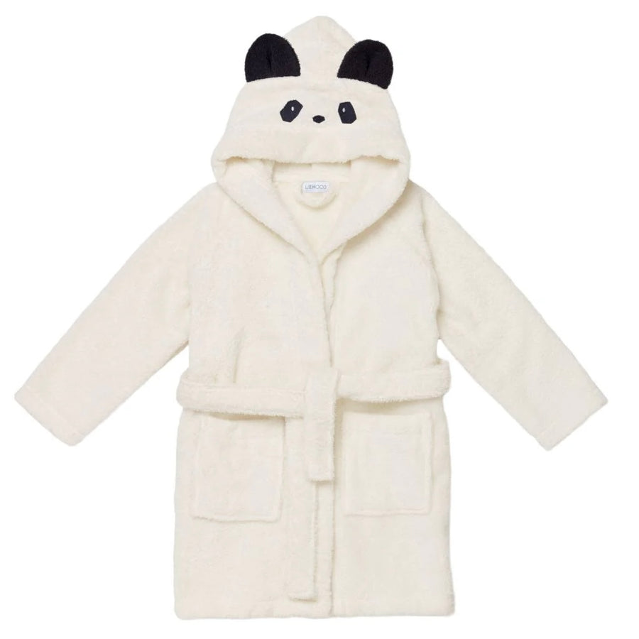 Liewood Lily Bathrobe Panda - Creme de la creme available at 1love2hugs3kisses ibiza