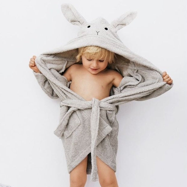 Liewood Lily Bathrobe Rabbit dumbo grey -from 1love2hugs3kisses Ibiza