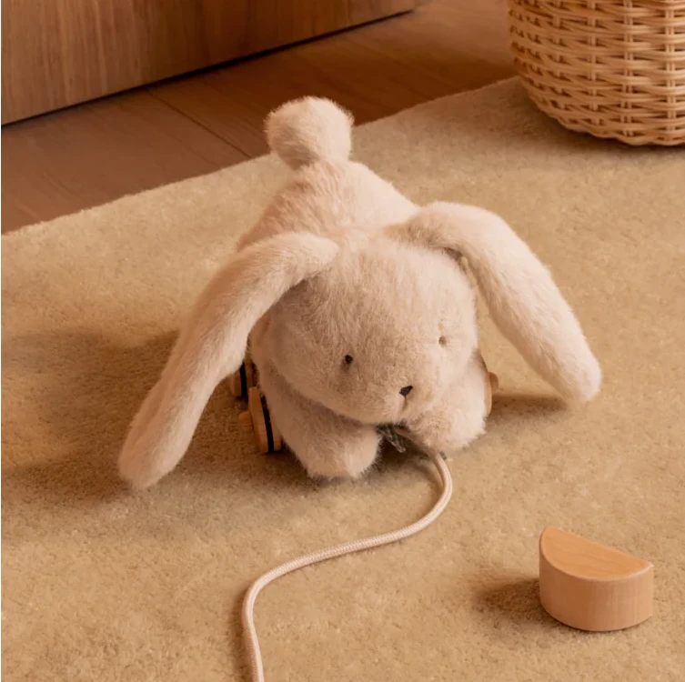 Liewood Pera Plush Pull Along Rabbit - Misty From 1love2hugs3kisses ibiza