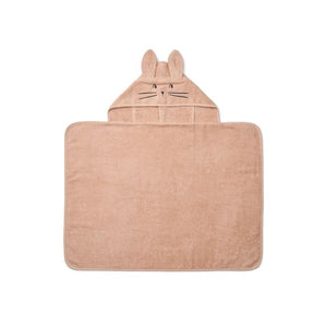 Liewood Vilas Rabbit Baby Hooded Towel  Pale Tuscany from 1love2hugs3kisses ibiza