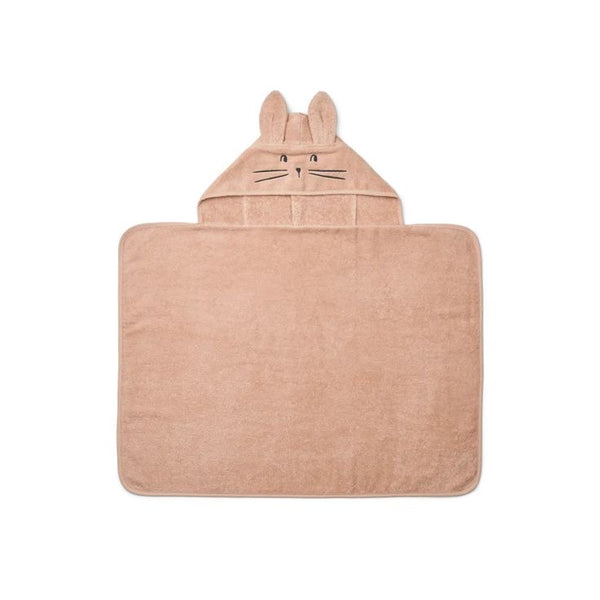 Liewood Vilas Rabbit Baby Hooded Towel  Pale Tuscany from 1love2hugs3kisses ibiza