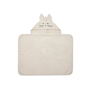 Liewood Vilas Rabbit Baby Hooded Towel color Sandy from 1love2hugs3kisses ibiza