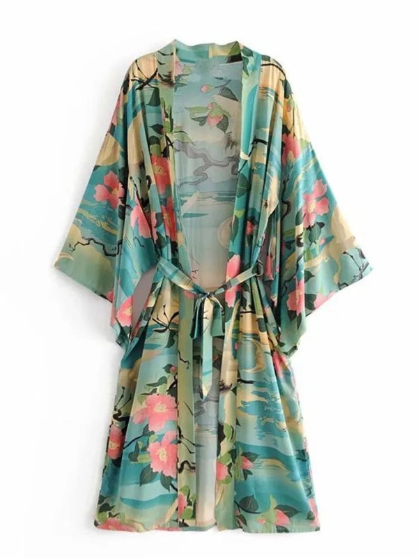 Long Kimono Crane from 1love2hugs3kisses ibiza