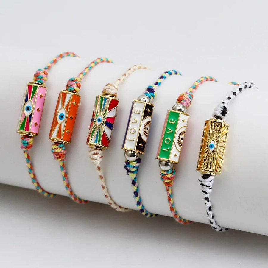 Love Locket Rope Braided Bracelet Blue from 1love2hugs3kisses ibiza